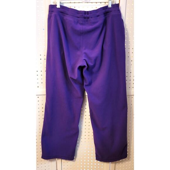 Danskin Athletic Pants L 12-14 Comfort Casual Sweatpants Elastic Waist Fleece - Picture 2 of 7